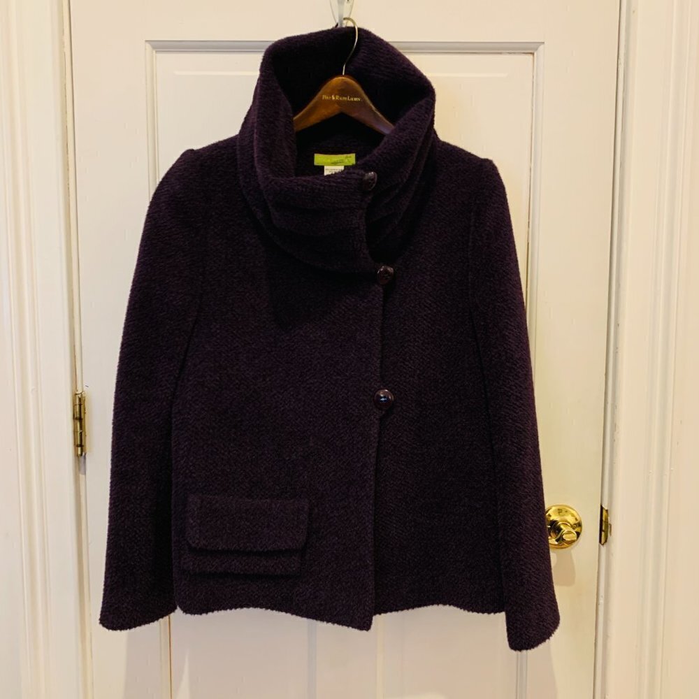 Itala Testino Alpaca Wool Jacket Coat Size Medium